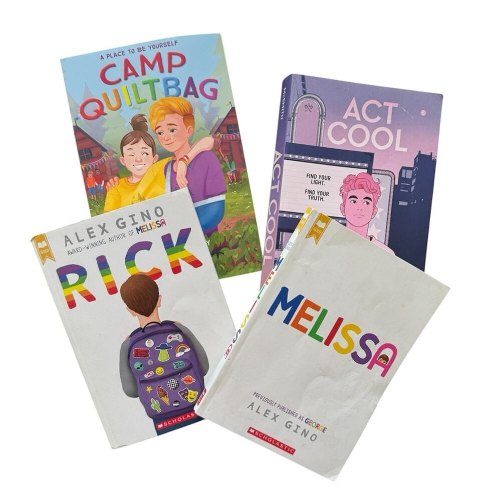 Melissa, Rick, Camp Quiltbag, Act Cool Paperback Books LBGTQ